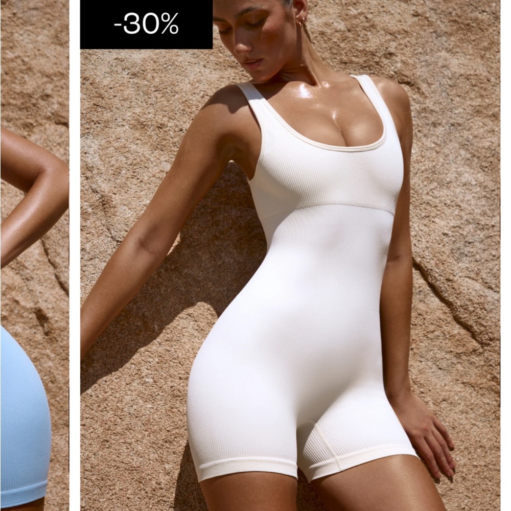 Bo+Tee White Romper